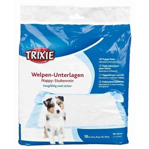 Trixie Puppypads Nappy-HOND-TRIXIE-60X60 CM 10 ST (390965)-Dogzoo