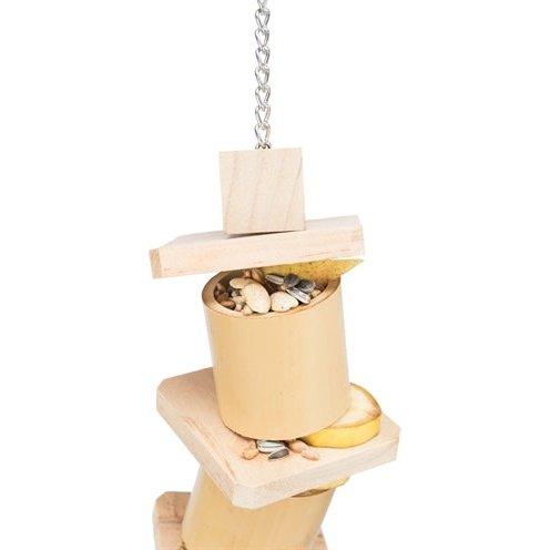 Trixie Snack Speelgoed Bamboe / Hout Naturel 35 CM - Dogzoo