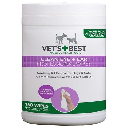 Vets Best Clean Ear / Eye Wipes Hond 160 ST-HOND-VETS BEST-Dogzoo