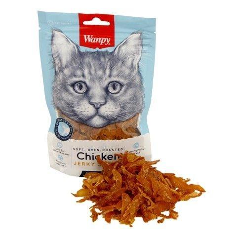 Wanpy Oven-roasted Chicken Jerky Chips – 100 G, Weiche Hunde-Snacks Mit Hohem Proteingehalt
