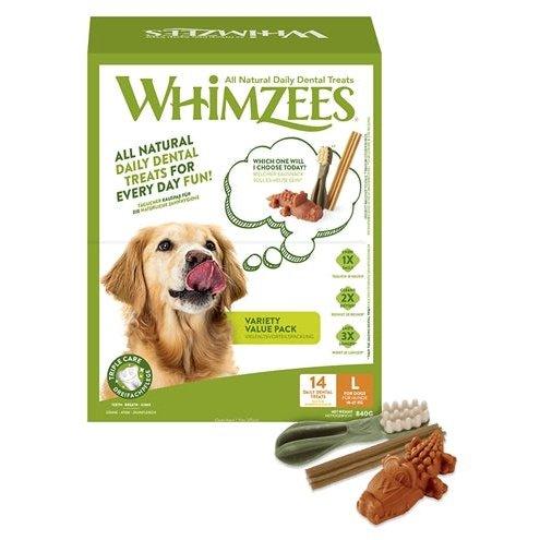 Whimzees Variety Box-HOND-WHIMZEES-LARGE 14 ST (408024)-Dogzoo