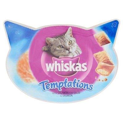 Whiskas Snack Temptations Zalm 60 GR 8 stuks - Dogzoo