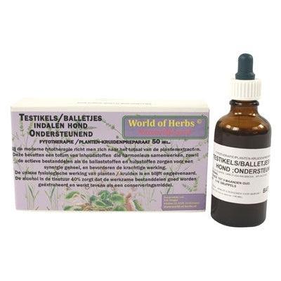 World Of Herbs Fytotherapie Testikel / Balletjes Indalen Hond