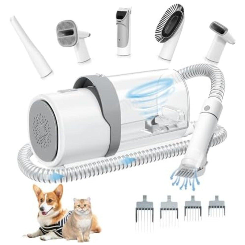 Xatory - Hondentondeuse - Trimmen - Verzorgingsset - Vacuum Grooming Kit - Hondenhaar