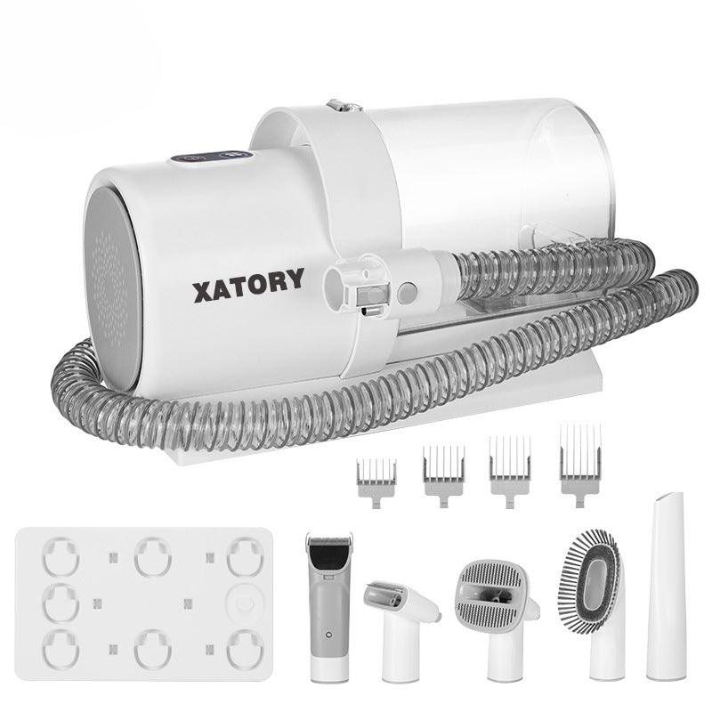 Xatory - Hondentondeuse - Trimmen - Verzorgingsset - Vacuum Grooming Kit - Hondenhaar