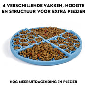 Xatory - Likmat - Rondo - Likmat hond - Honden likmat - Slowfeeder hond - Lick mat - Zelfklevend - Anti schrok - Likmat kat - Voermat - Katten likmat - Likmatten