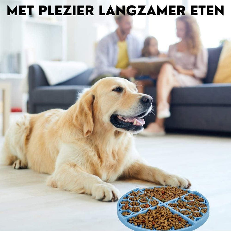 Xatory - Likmat - Rondo - Likmat hond - Honden likmat - Slowfeeder hond - Lick mat - Zelfklevend - Anti schrok - Likmat kat - Voermat - Katten likmat - Likmatten