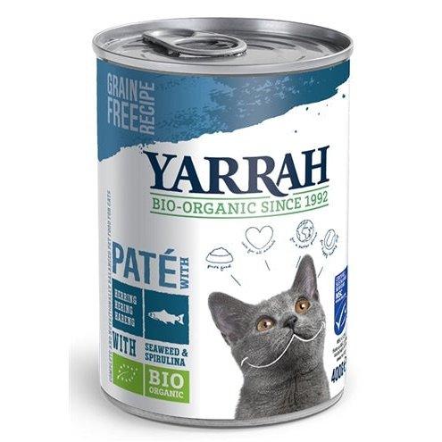 Yarrah Cat Blik Pate Vis 400 GR 12 stuks - Dogzoo