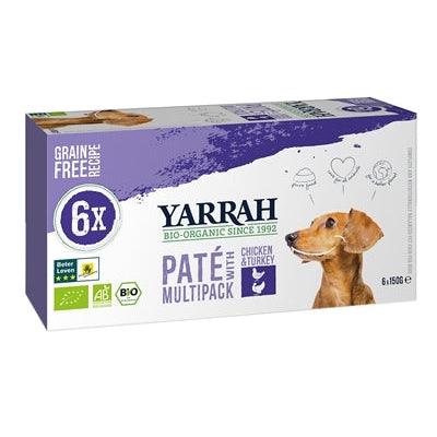 Yarrah Dog Alu Pate Multipack Chicken / Turkey 6X150 GR-HOND-YARRAH-Dogzoo
