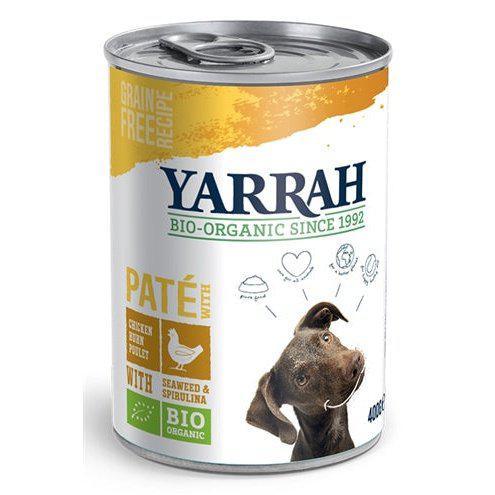 Yarrah Dog Blik Pate Met Kip 400 GR (12 stuks)-HOND-YARRAH-Dogzoo