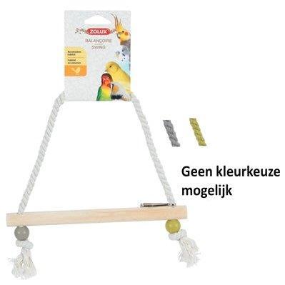 Zolux Schommel Hout Met Touw Assorti