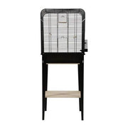 Zolux Vogelkooi Chic Loft Met Meubel Zwart
